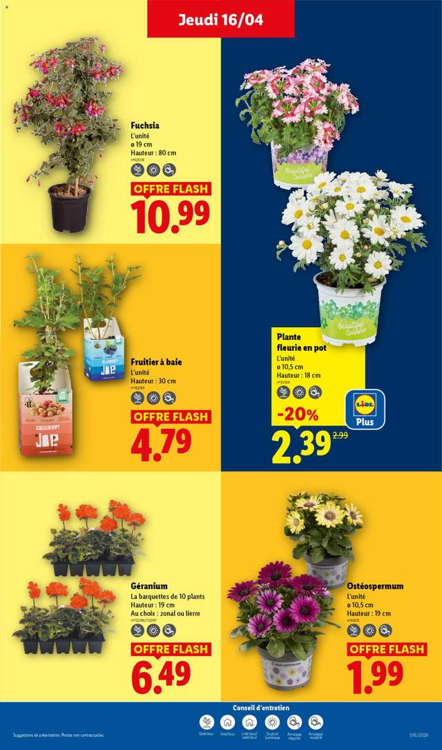 Nouveau catalogue Lidl à partir du 16/04