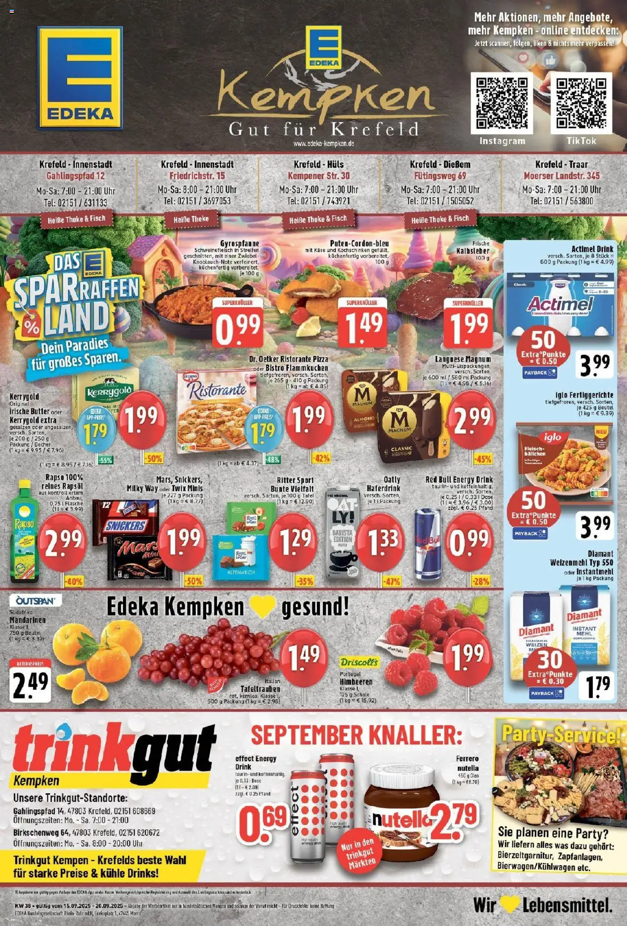 EDEKA Prospekt ab 14.09.2025 - Prospekt Krefeld - Hüls Online