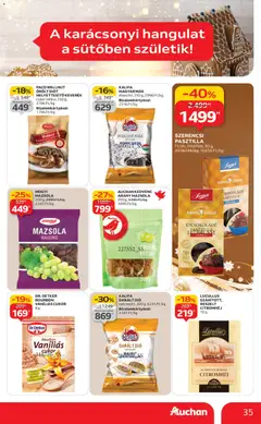 Auchan - Akciós újság Auchan megtekintése, amely érvényes 2025.11.27.-től | Oldal: 35