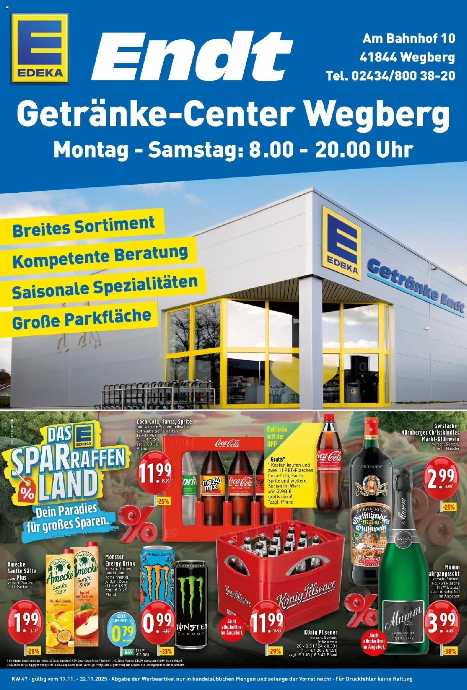 Vorschau von dem Prospekt des Geschäftes Edeka, gültig ab dem 17.11.2025