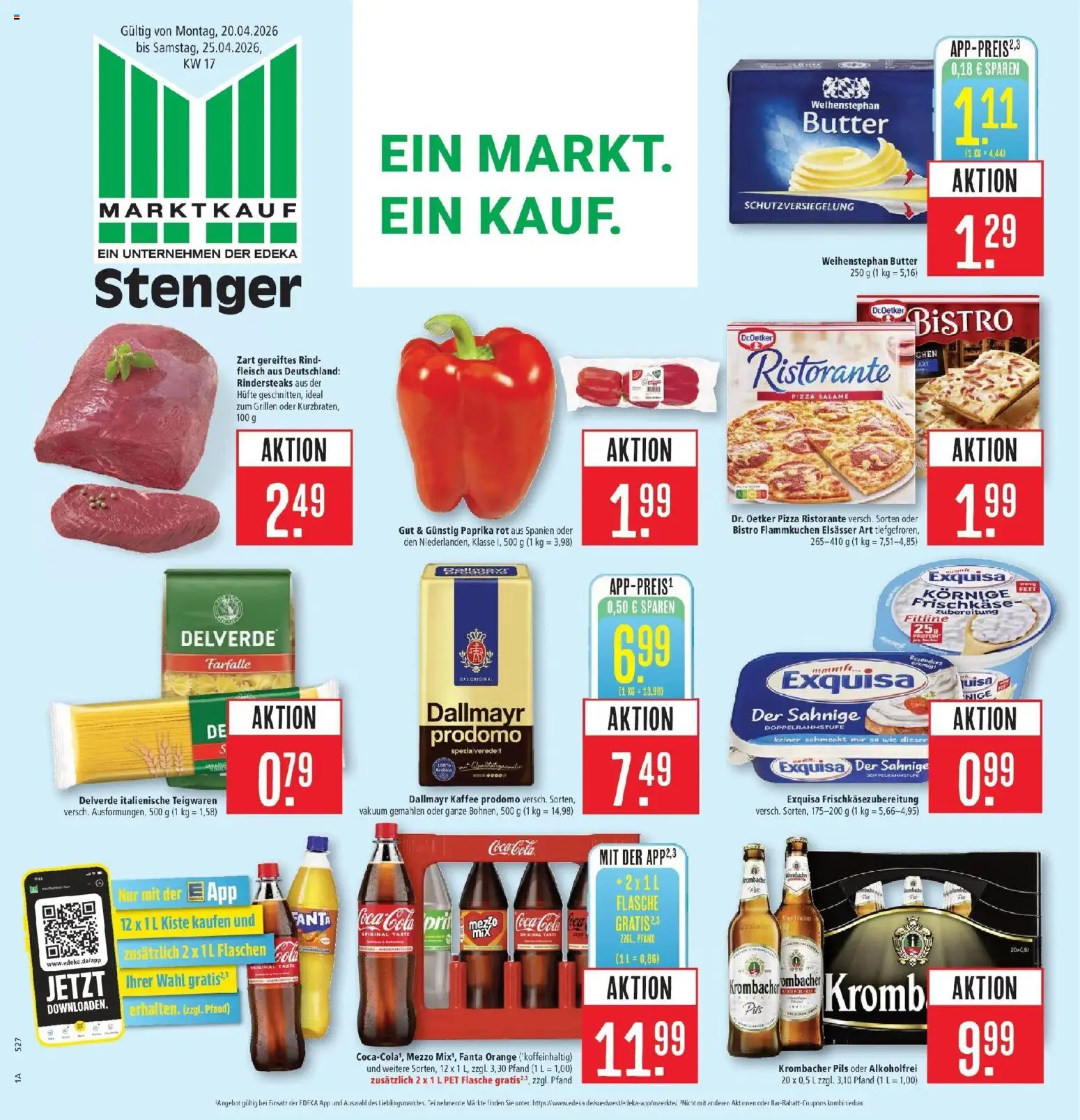 Vorschau von dem Prospekt des Geschäftes Marktkauf, gültig ab dem 20.04.2026
