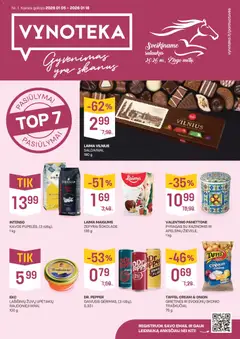 VYNOTEKA parduotuvės leidinio Leidinys galiojančio nuo 2026.01.05 peržiūra