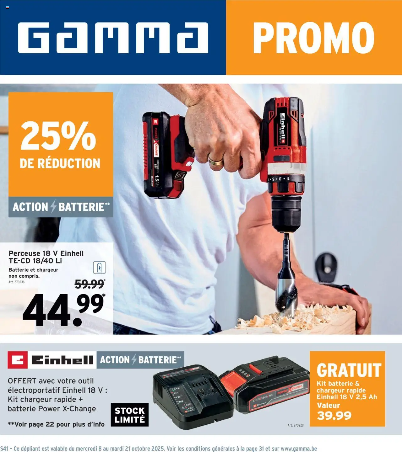 GAMMA shop Publicité geldig vanaf 08/10/2025 - Paginanummer 1