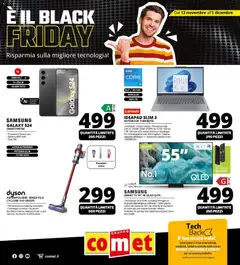 Anteprima dell'opuscolo Black Friday dal negozio Comet valido da 13/11/2025