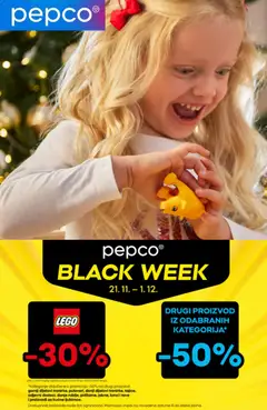 Pregled letka Black Friday trgovine Pepco vrijedi od 21.11.2025