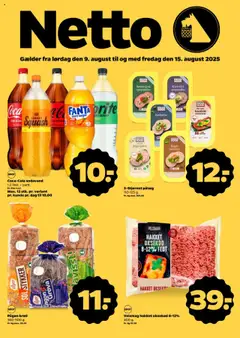 Eksempel på tilbudsavis Tilbudsavis fra butik Netto gyldig fra 09/08/2025
