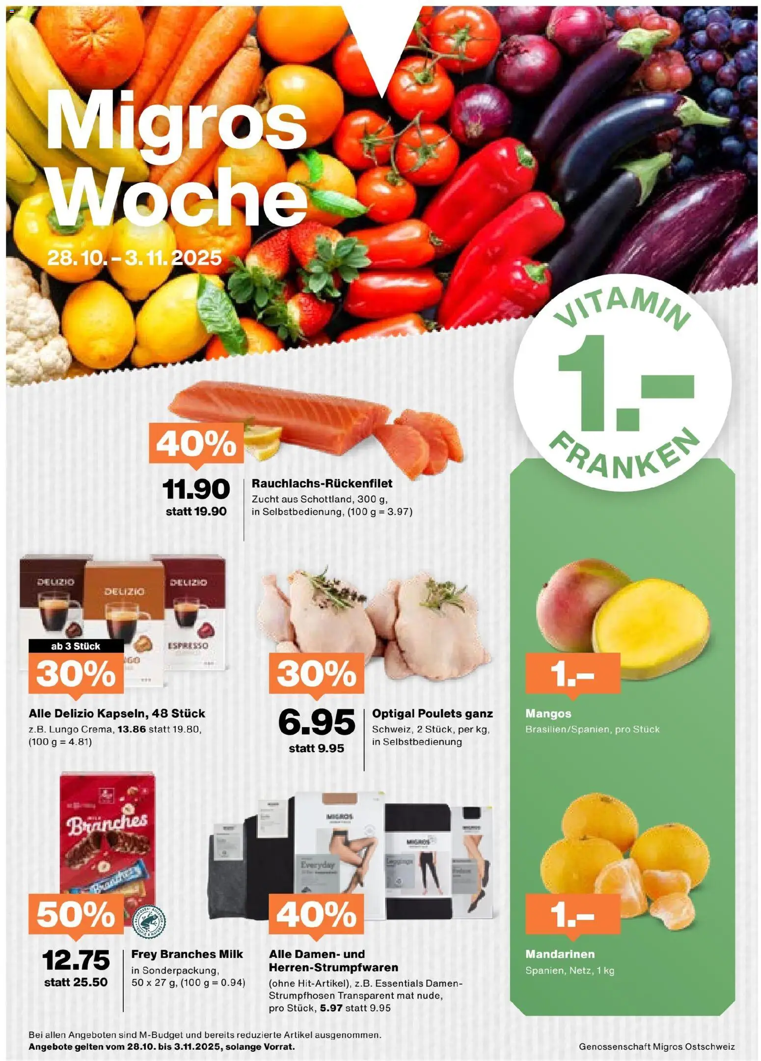 Migros Aktionen ab 28.10.2025 - Seitennummer 1