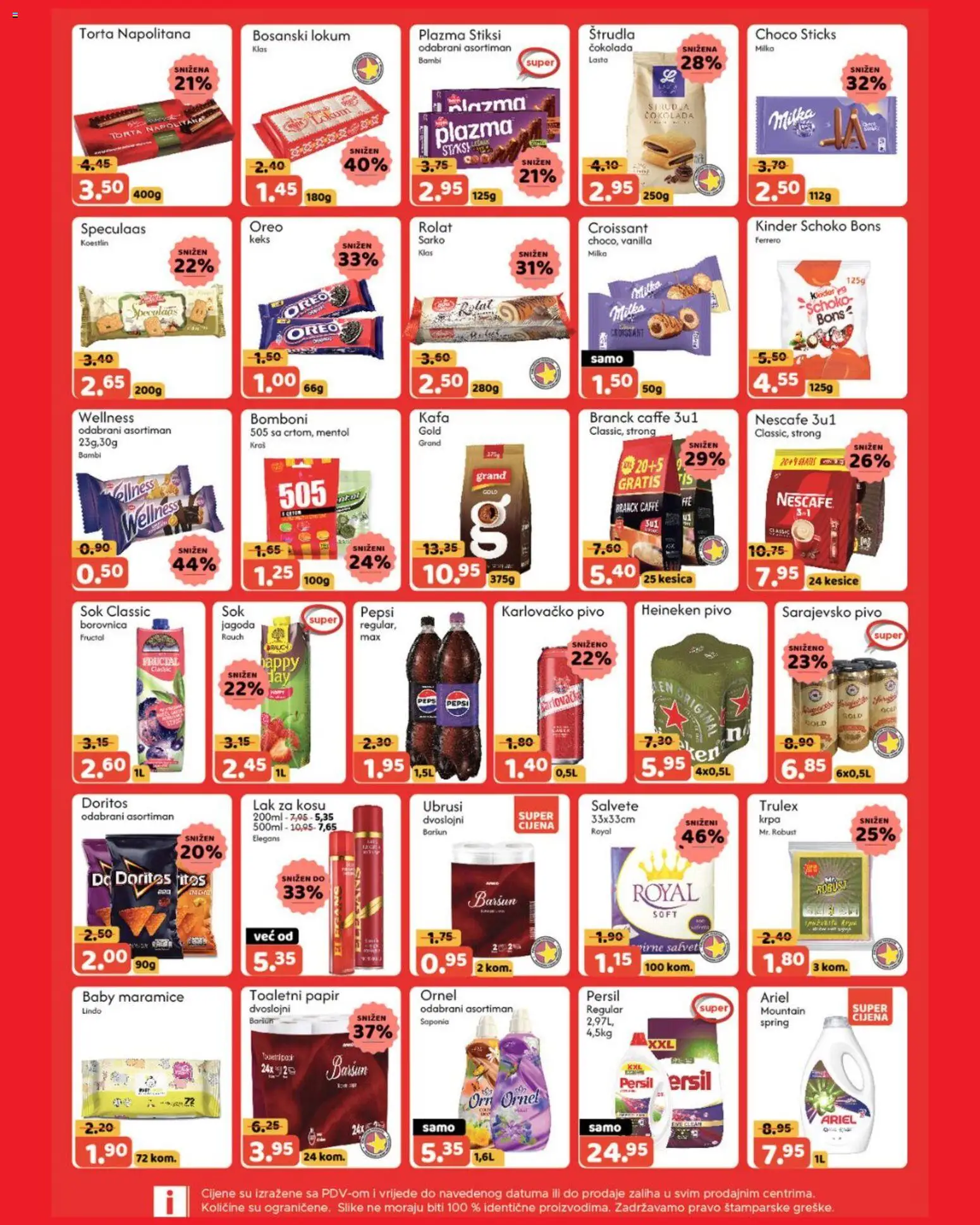 Pregled letka Vikend akcije trgovine AMKO vrijedi od 15.01.2026