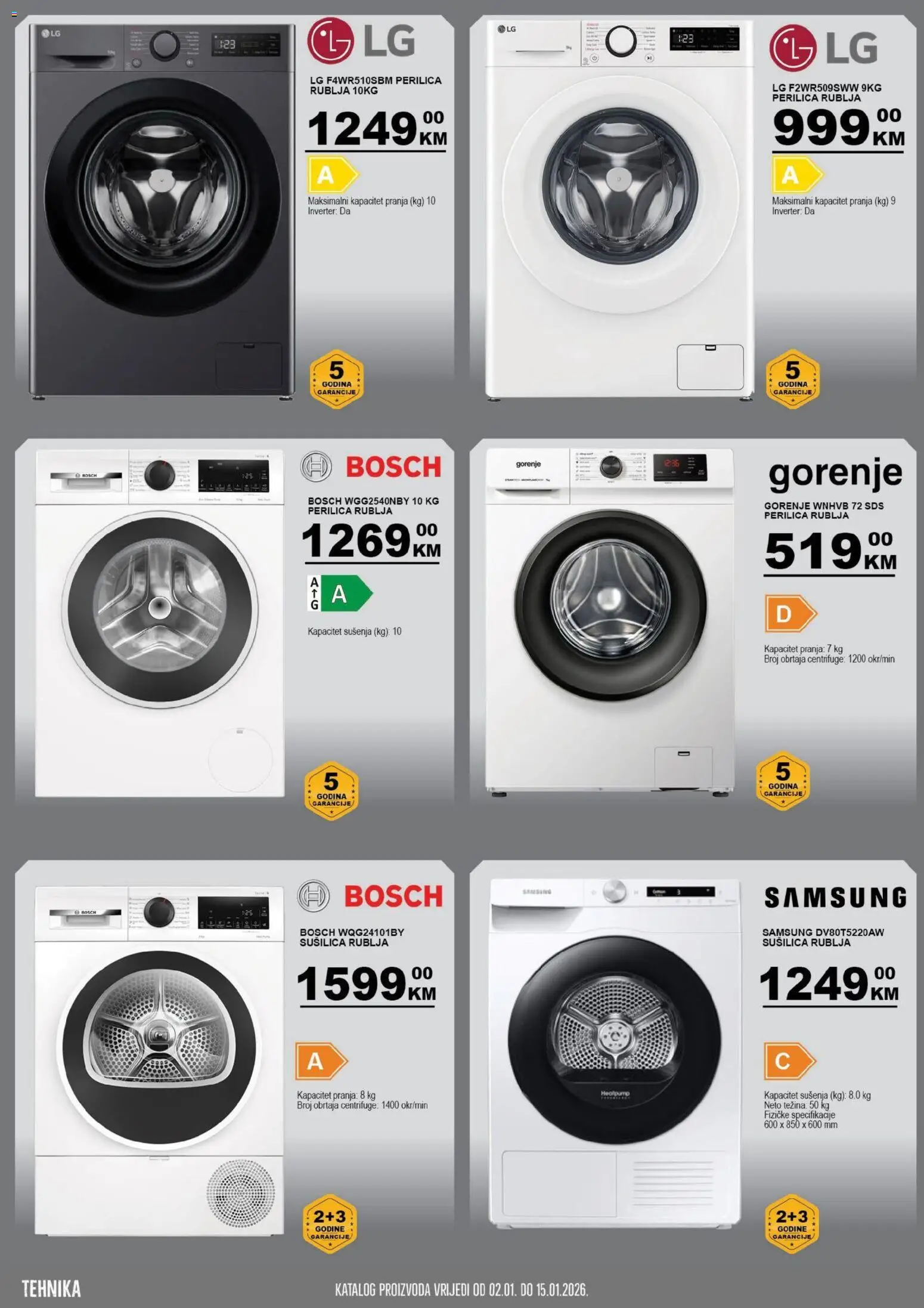 Pregled letka Katalog trgovine Prodex vrijedi od 2026.01.02