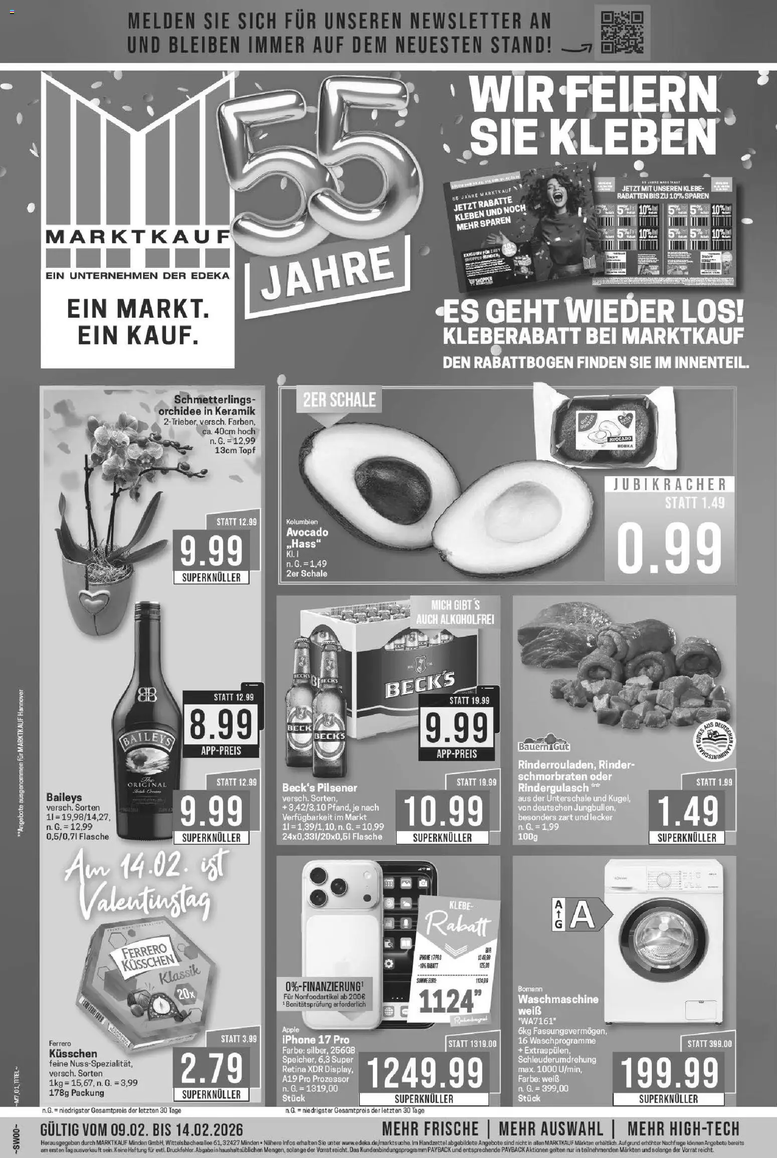 Vorschau von dem Prospekt des Geschäftes Marktkauf, gültig ab dem 09.02.2026