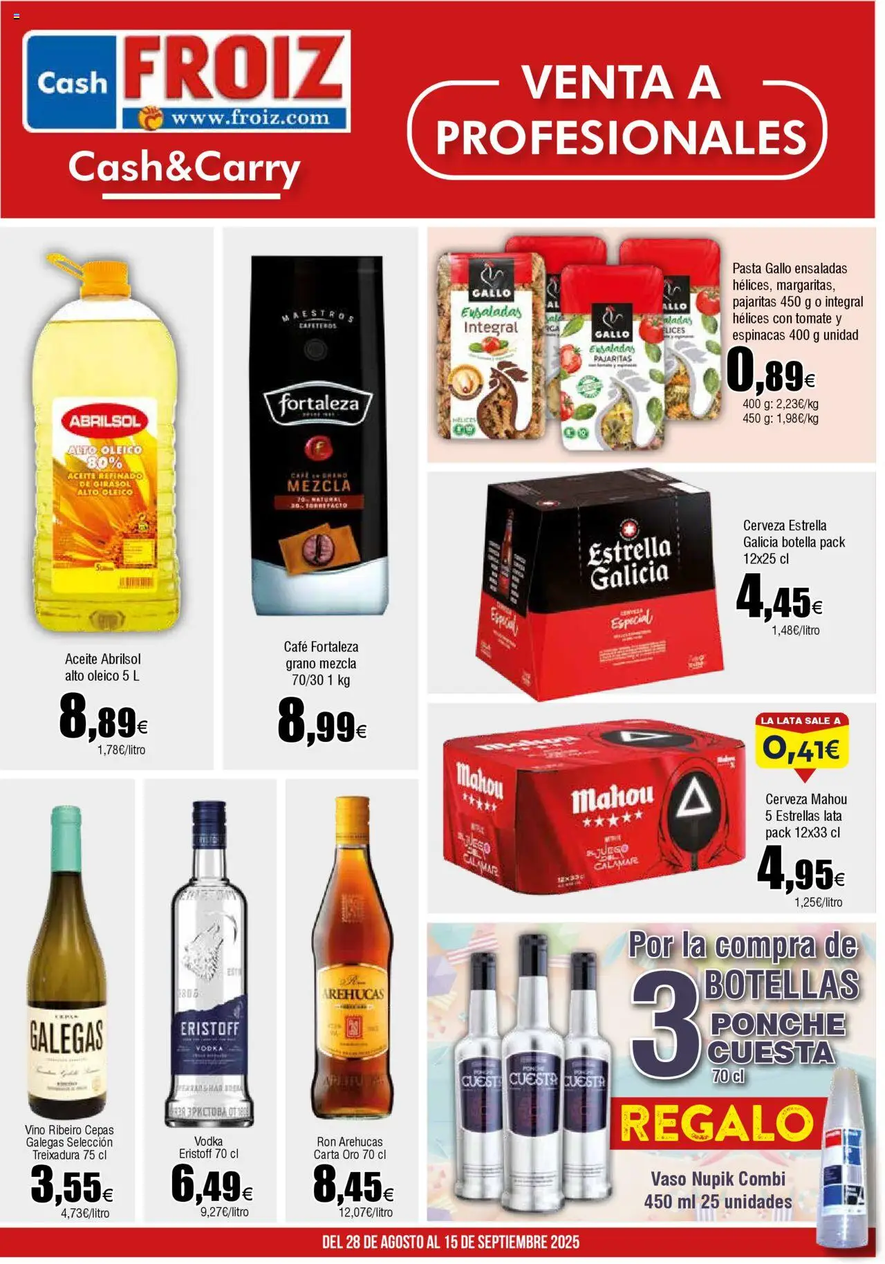 Froiz Cash Froiz > 28/08 - 15/09/2025 > Ofertas