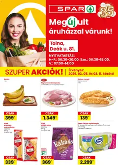 Spar - Spar Tolna üzlet megújulás megtekintése, amely érvényes 2026.03.05.-től