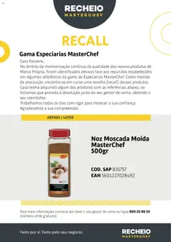 Pré-visualização do folheto da loja Recheio válida a partir de 31/07/2025