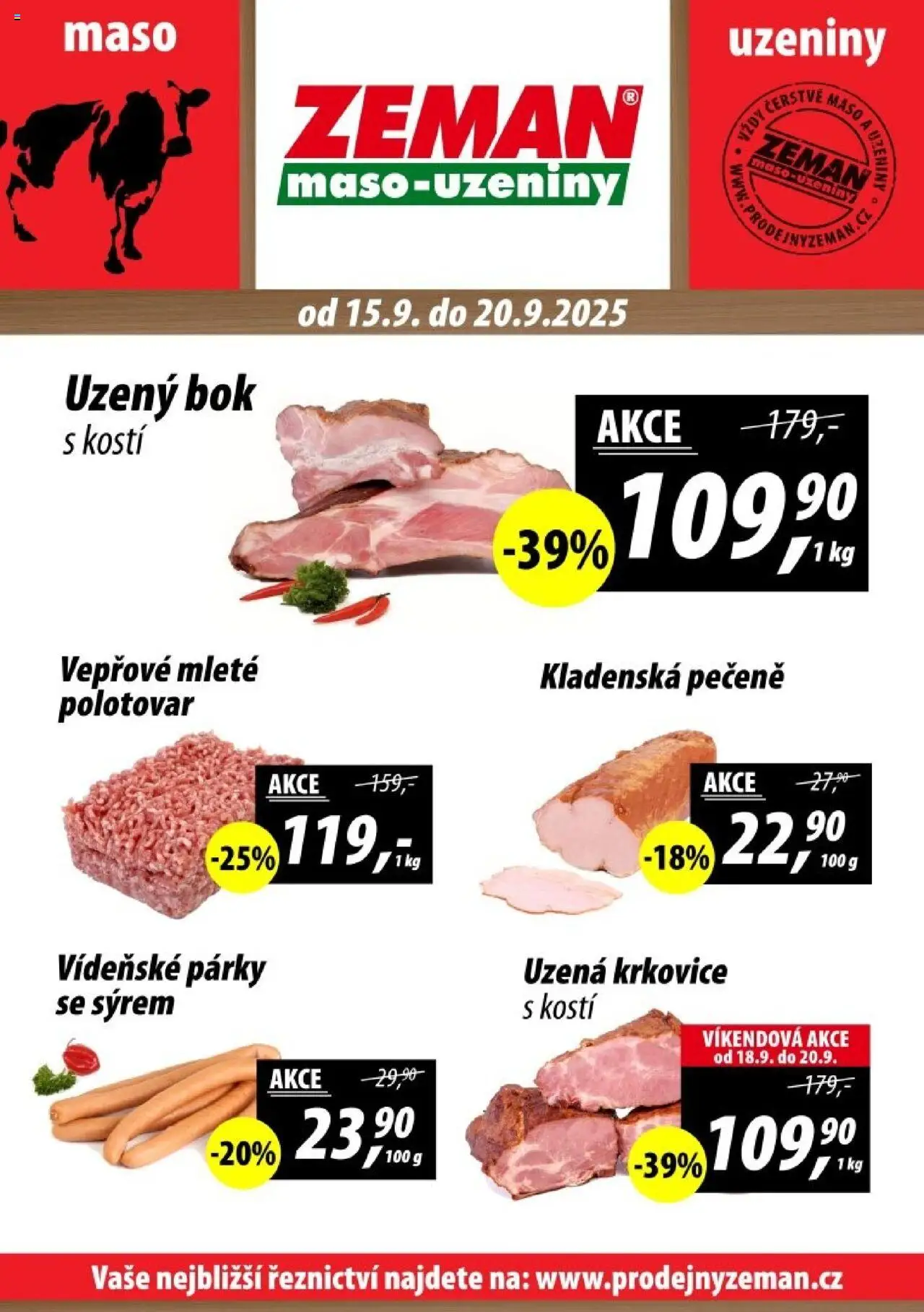  Prodejny Zeman Leták - Plzeň (15.09.2025 - 20.09.2025)