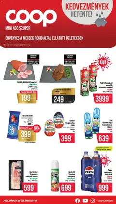 COOP - COOP - Mini & Abc & Szuper / Mecsek megtekintése, amely érvényes 2026.03.26.-től