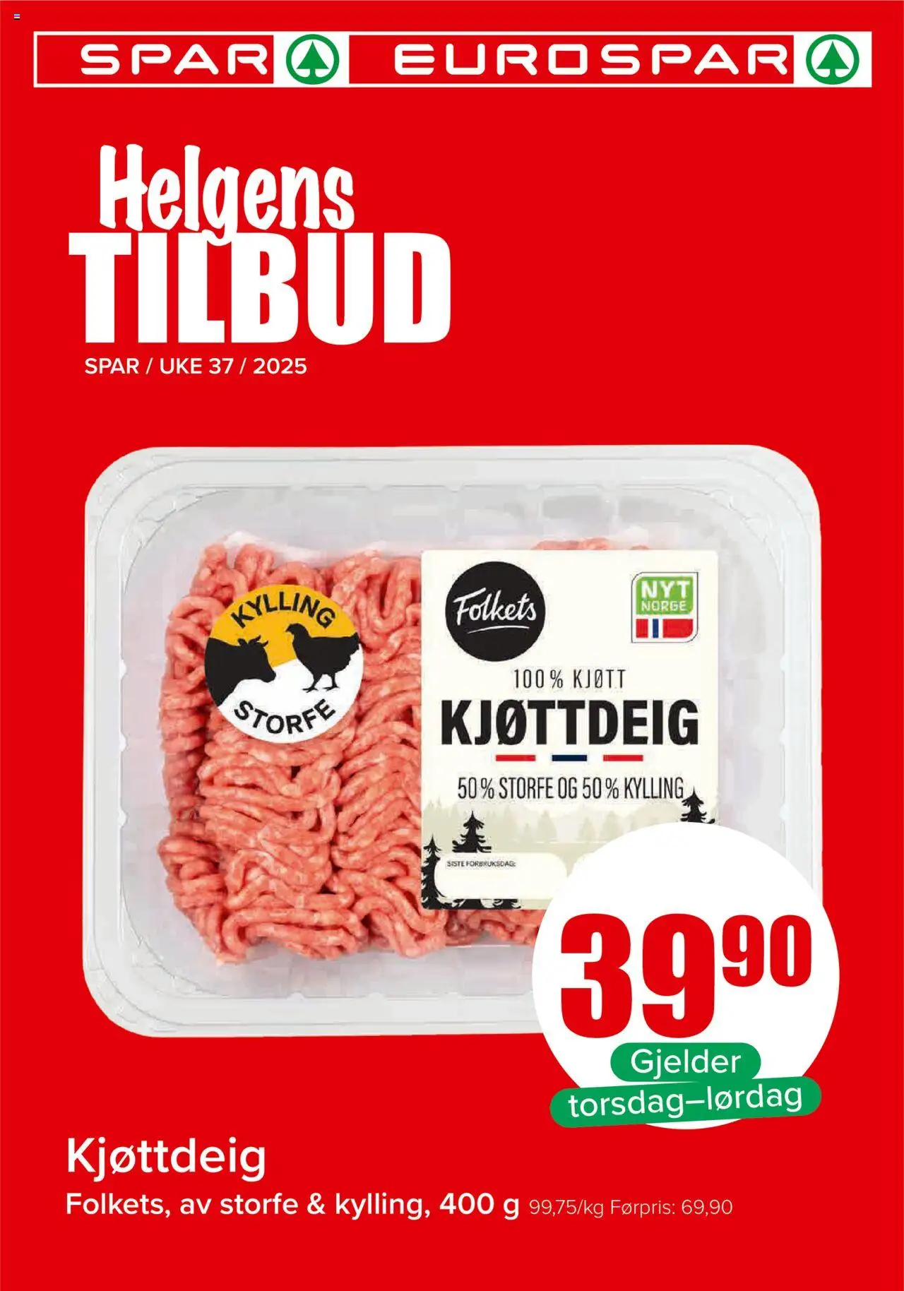 Helgens Tilbud Spar gyldig fra 11/09/2025 - Sidenummer 1