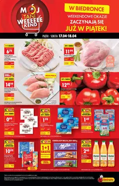 Pogląd gazetki "Biedronka gazetka - Tani weekend" ze sklepu Biedronka ważnej od 17.04.2026