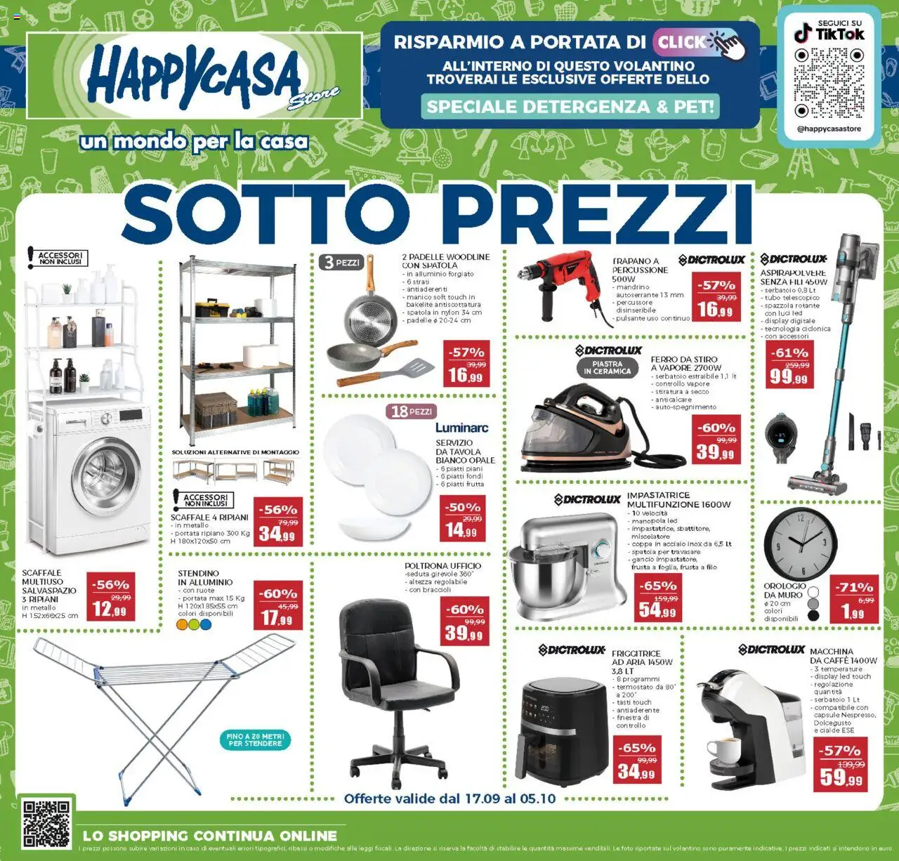 Volantino Happy Casa valido da 17/09/2025 numero di pagina 1