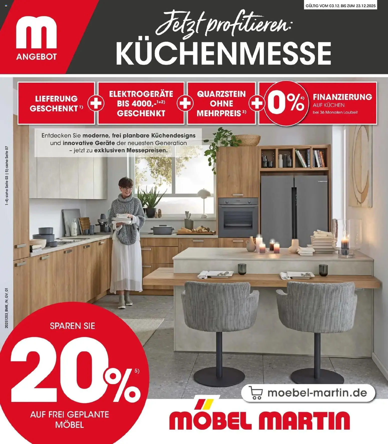 Vorschau von dem Prospekt des Geschäftes Möbel Martin, gültig ab dem 03.12.2025