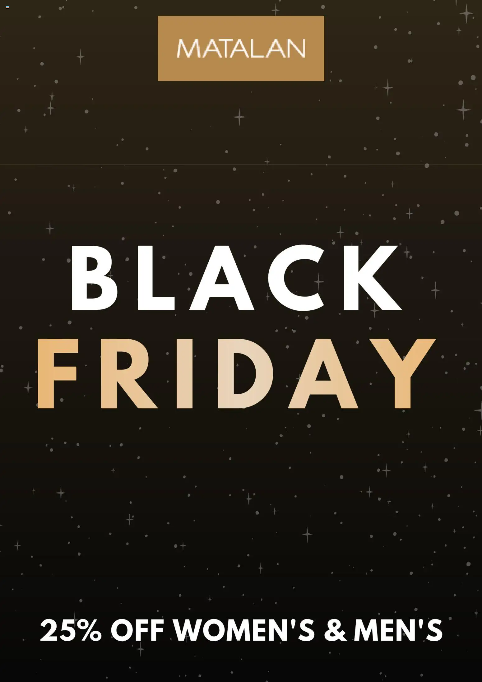 Preview of Matalan Black Friday valid from 11/11/2025