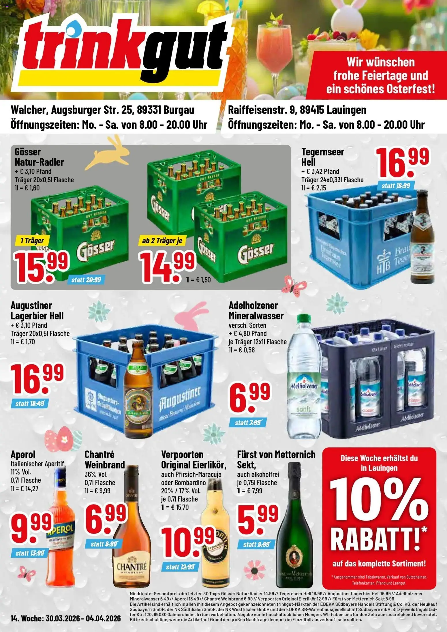 Vorschau von dem Prospekt des Geschäftes Trinkgut, gültig ab dem 30.03.2026