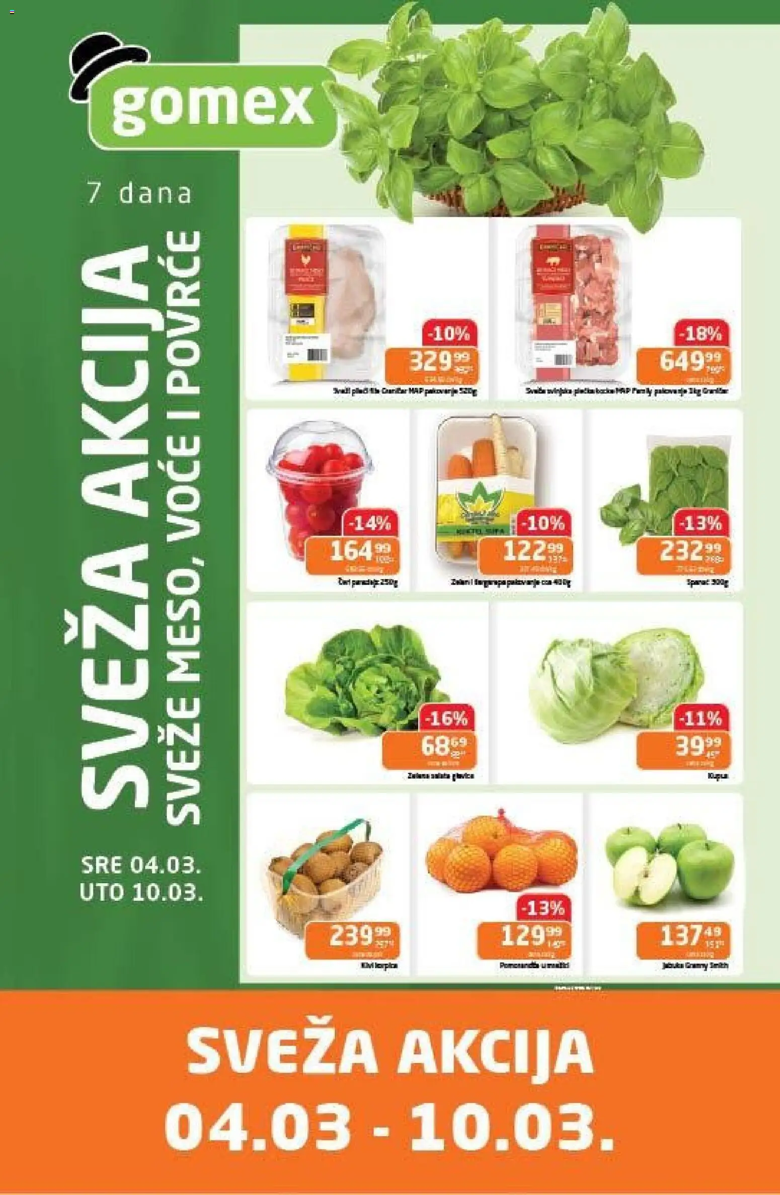 Pregled Gomex kataloga - važi od 04.03.2026