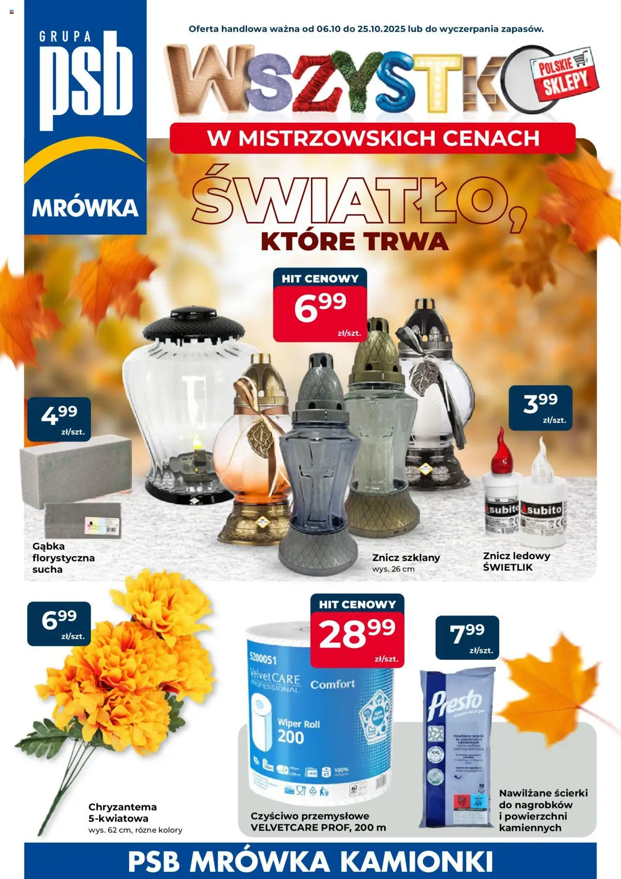 MRÓWKA Gazetka 06.10.2025 - 25.10.2025 - Gazetka promocyjna - Numer strony 1