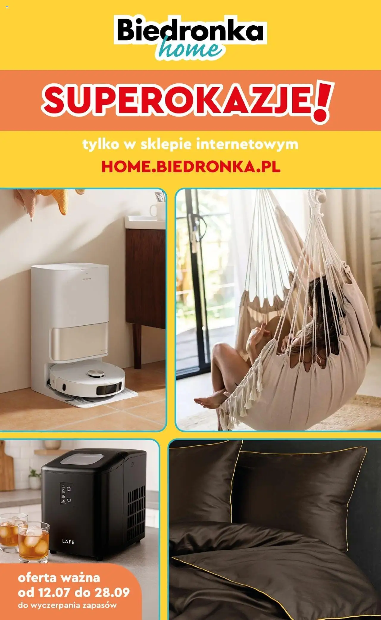 Biedronka gazetka promocyjna 12.07.2025 - "Home" - Numer strony 1