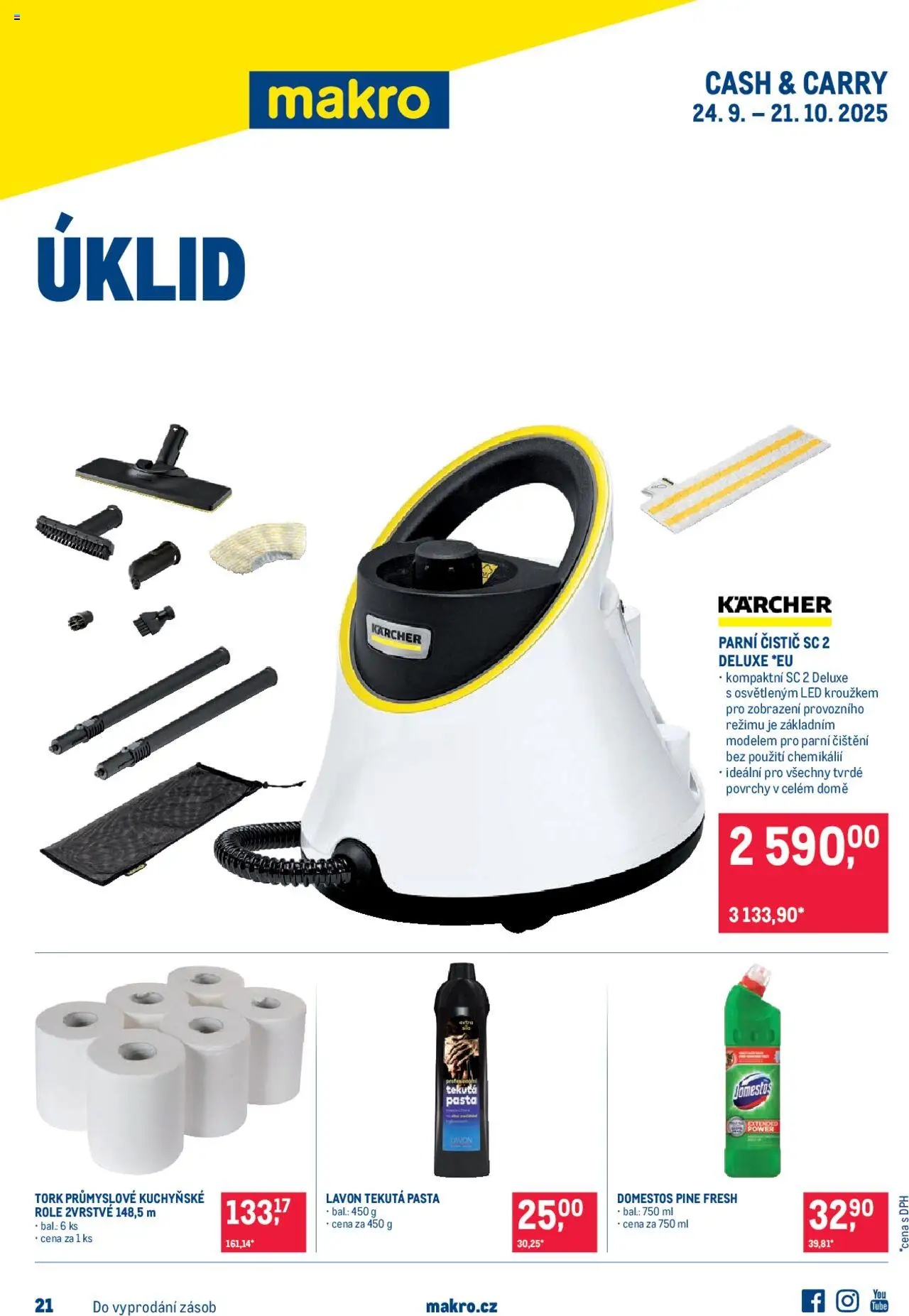  Makro Leták - Úklid od 24.09.2025 - Akce Makro