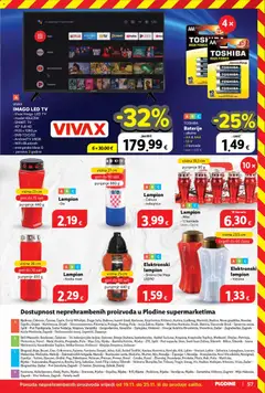 Pregled letka Katalog trgovine Plodine vrijedi od 19.11.2025 | Stranica: 57