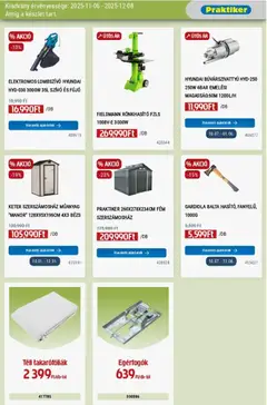 Praktiker - Akciós újság Praktiker megtekintése, amely érvényes 2025.11.06.-től | Oldal: 13