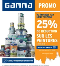 Prévisualisation de Brochure du magasin GAMMA formulaire valide 28/01/2026