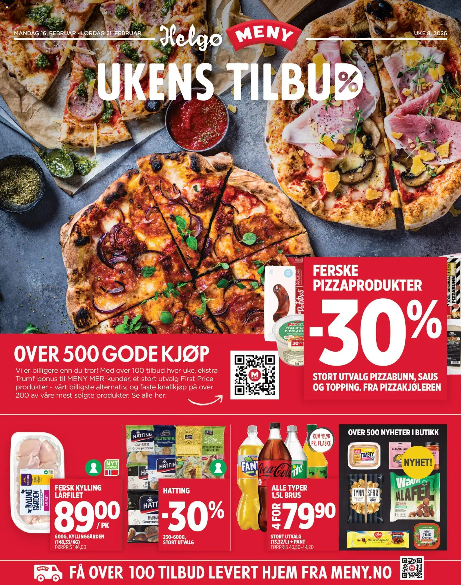 Forhåndsvis Kundeavis Helgø fra butikk Meny gyldig fra 16/02/2026