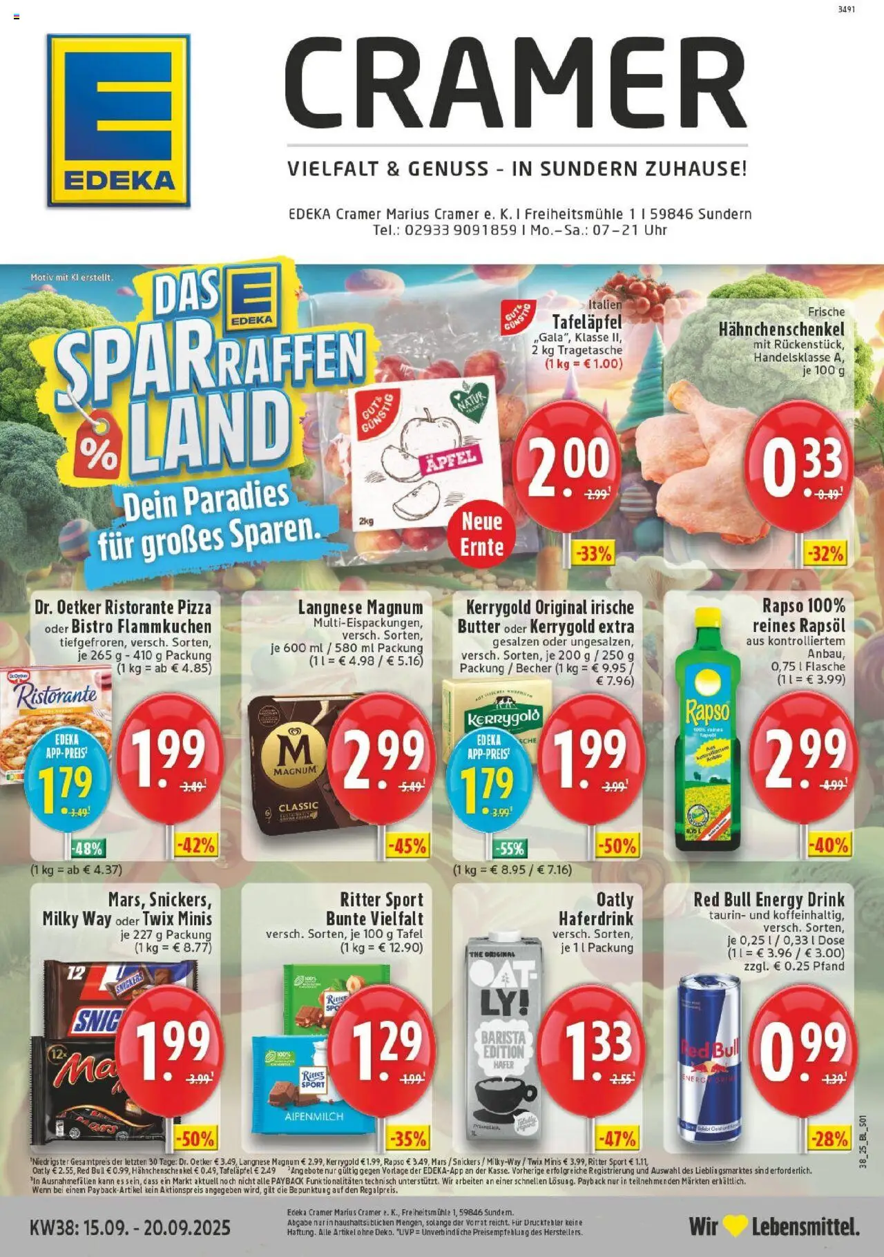 EDEKA Prospekt ab 14.09.2025 - Prospekt Sundern Online