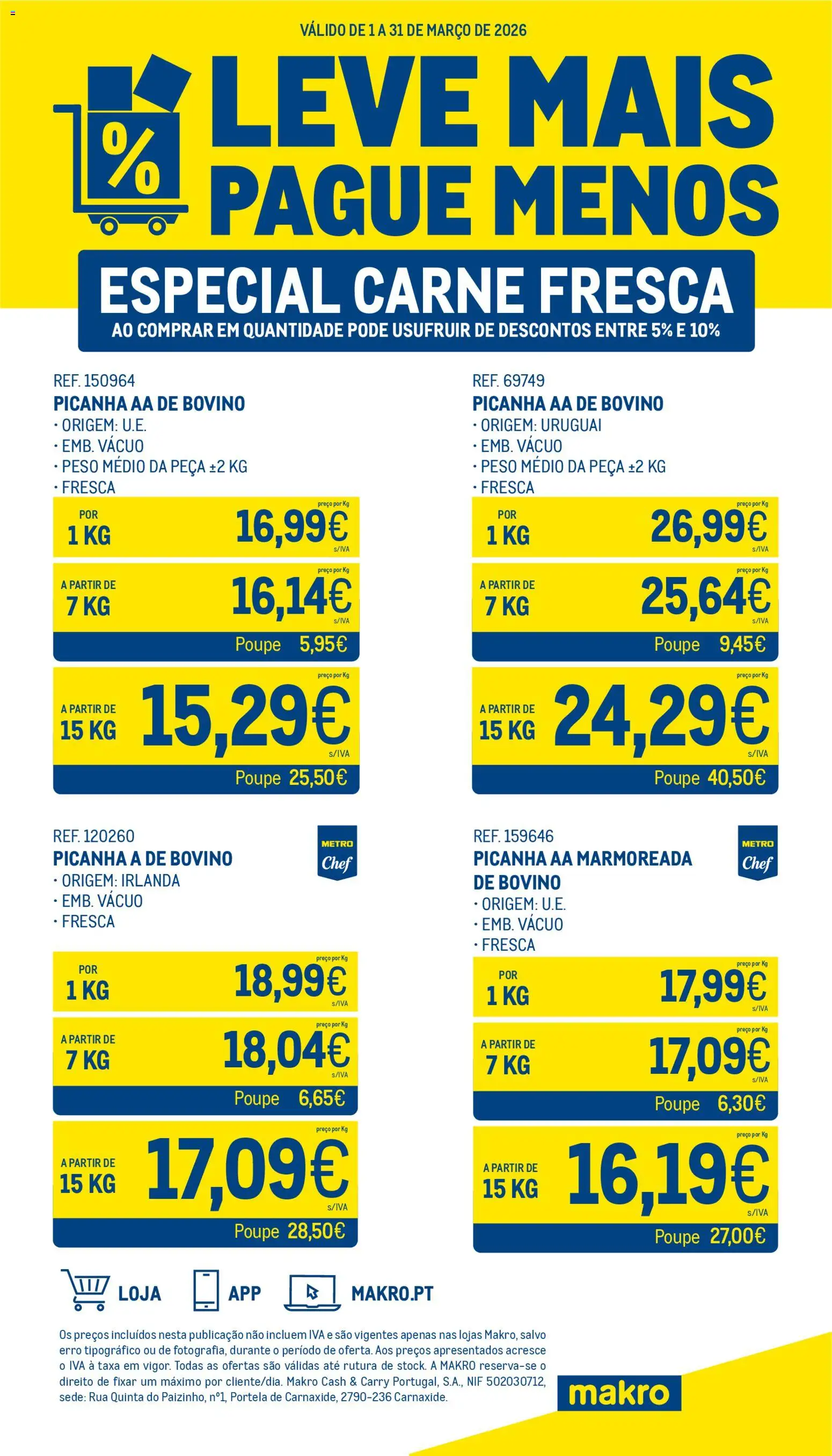 Pré-visualização do folheto da loja Makro válida a partir de 01/03/2026