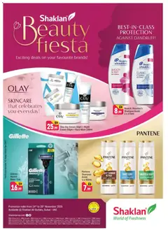 Preview of the catalogue Beauty fiesta of store Shaklan valid from 14 Nov, 2025
