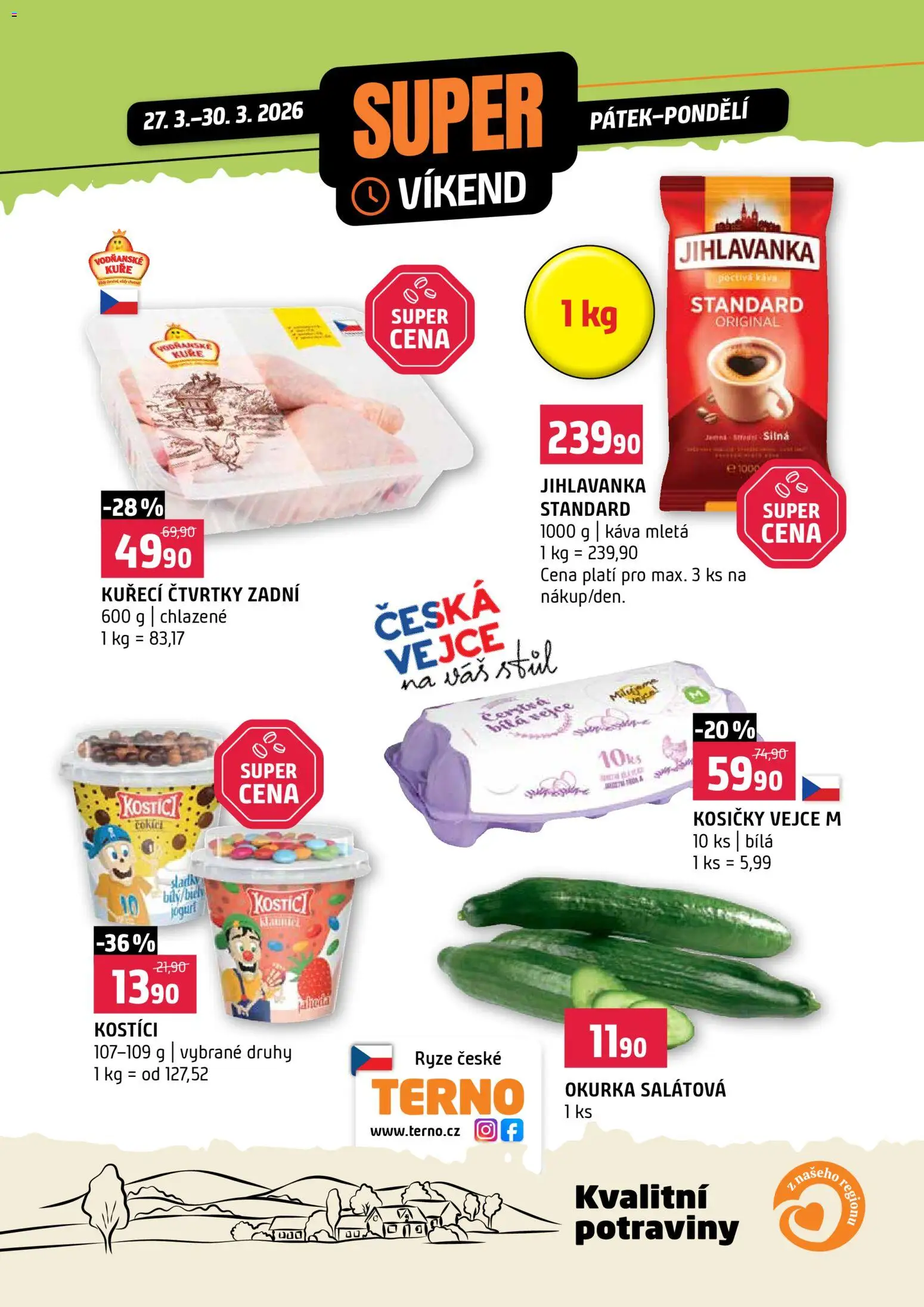 Náhled nabídky: Terno Terno leták - Super víkend platný od 27.03.2026