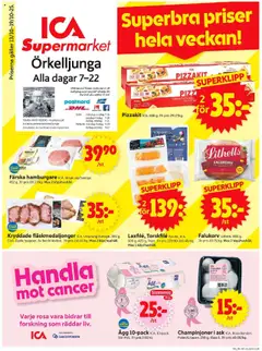 Förhandsgranska reklamblad Örkelljunga från butik ICA Supermarket gäller från 13/10/2025