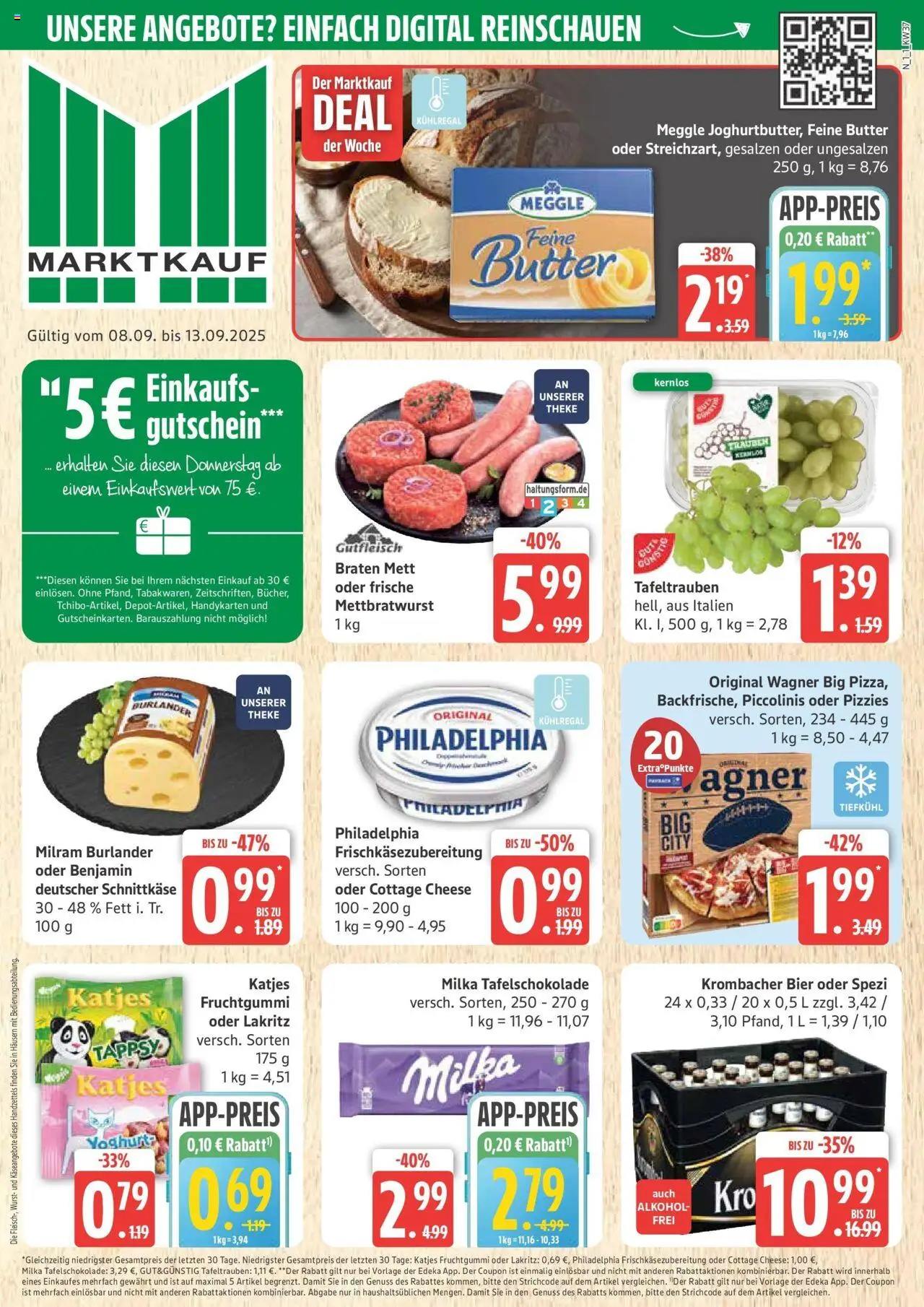 MARKTKAUF Prospekt ab Montag 07.09.2025 > Marktkauf: Wochenangebote