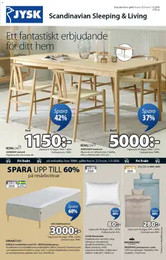 Förhandsgranska reklamblad Aktuella reklamblad JYSK från butik JYSK gäller från 02/02/2026
