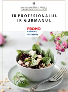 ePromo parduotuvės leidinio ePromo leidinys - Food service galiojančio nuo 2026.03.01 peržiūra