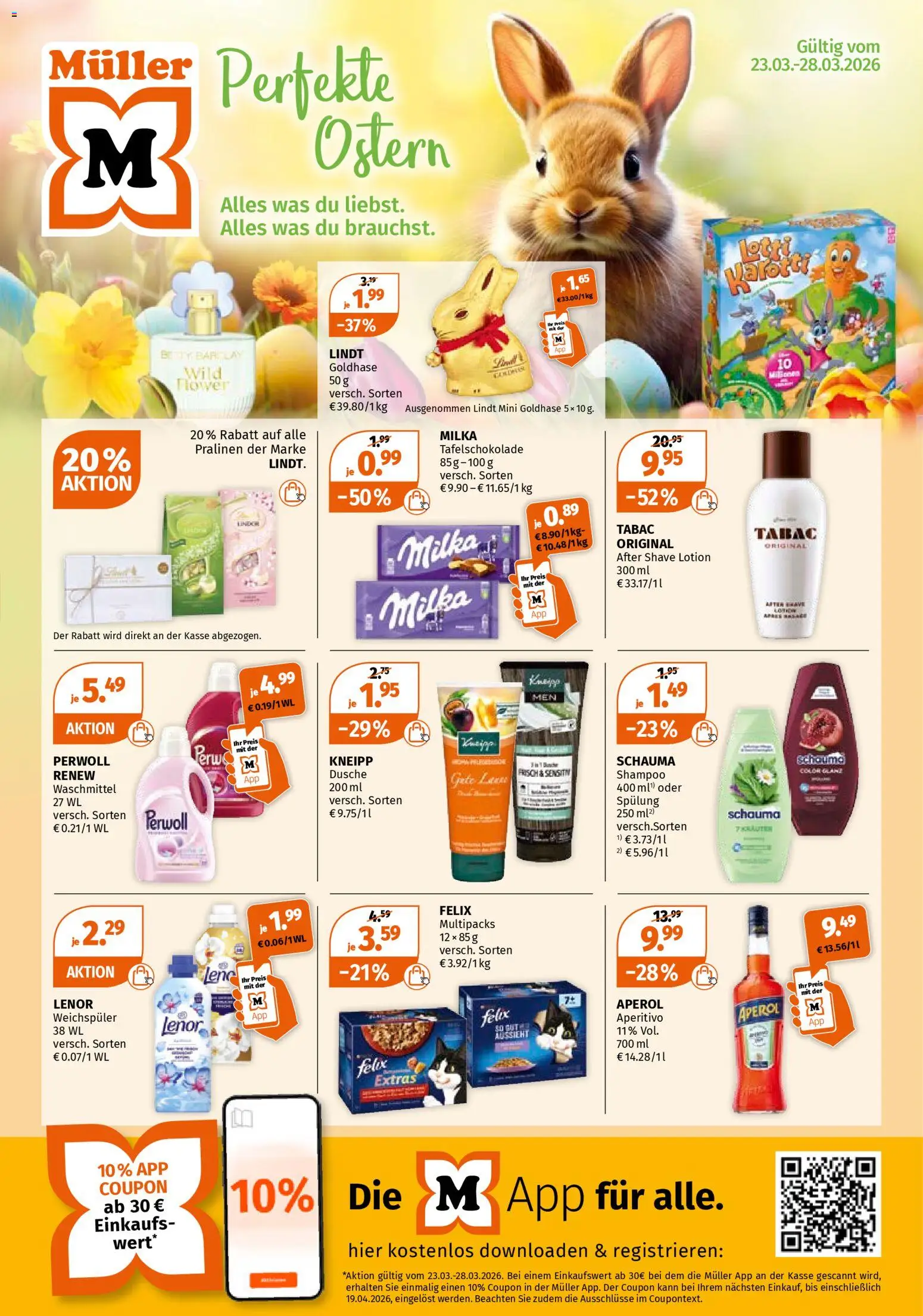 Vorschau von dem Prospekt des Geschäftes Müller, gültig ab dem 23.03.2026