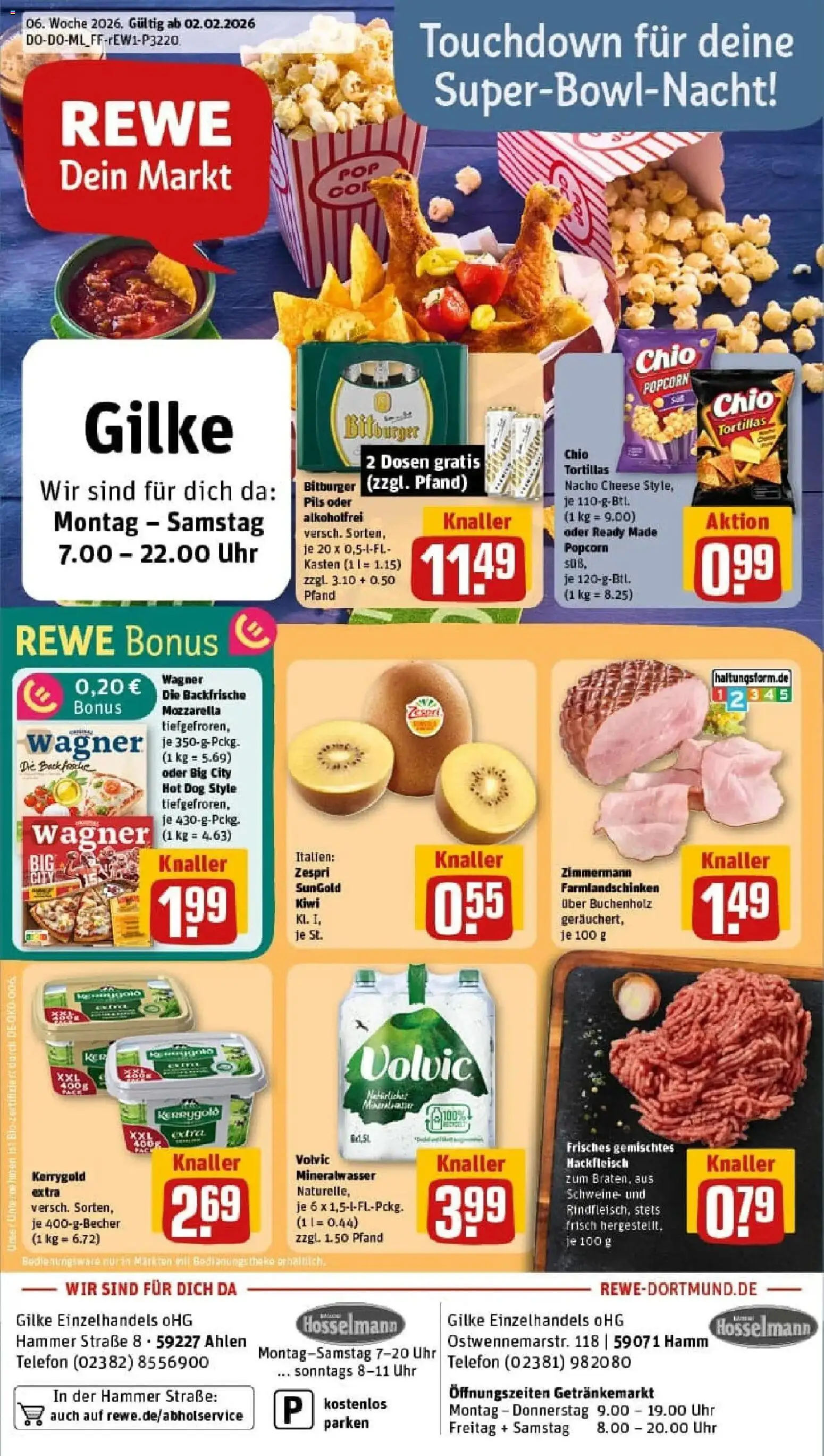 Vorschau von dem Prospekt des Geschäftes Rewe, gültig ab dem 02.02.2026