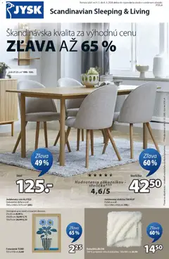 Náhľad JYSK letáku platného od 04.02.2026