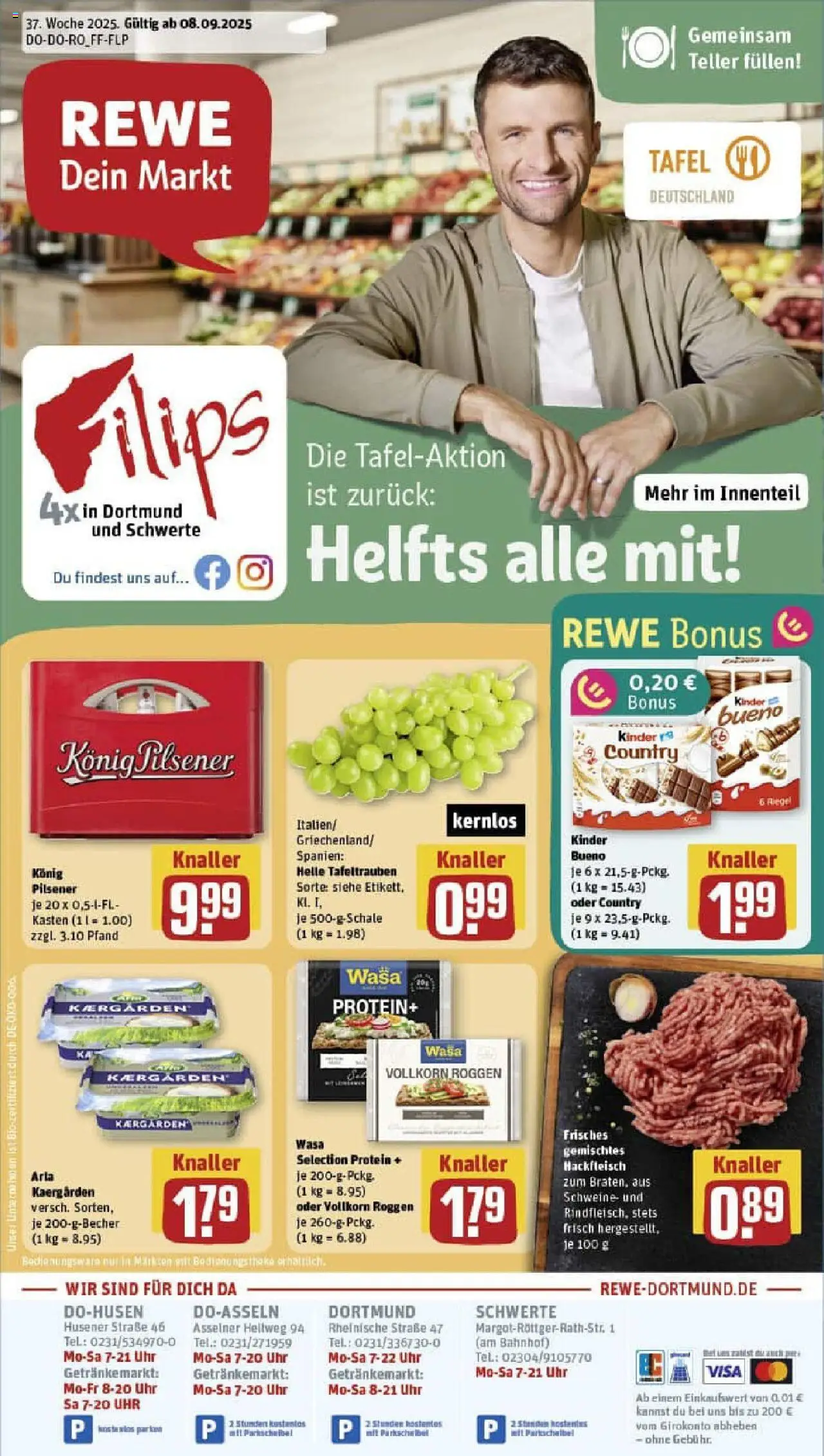 REWE Prospekt ab 07.09.2025 nächste Woche - Prospekt Dortmund	