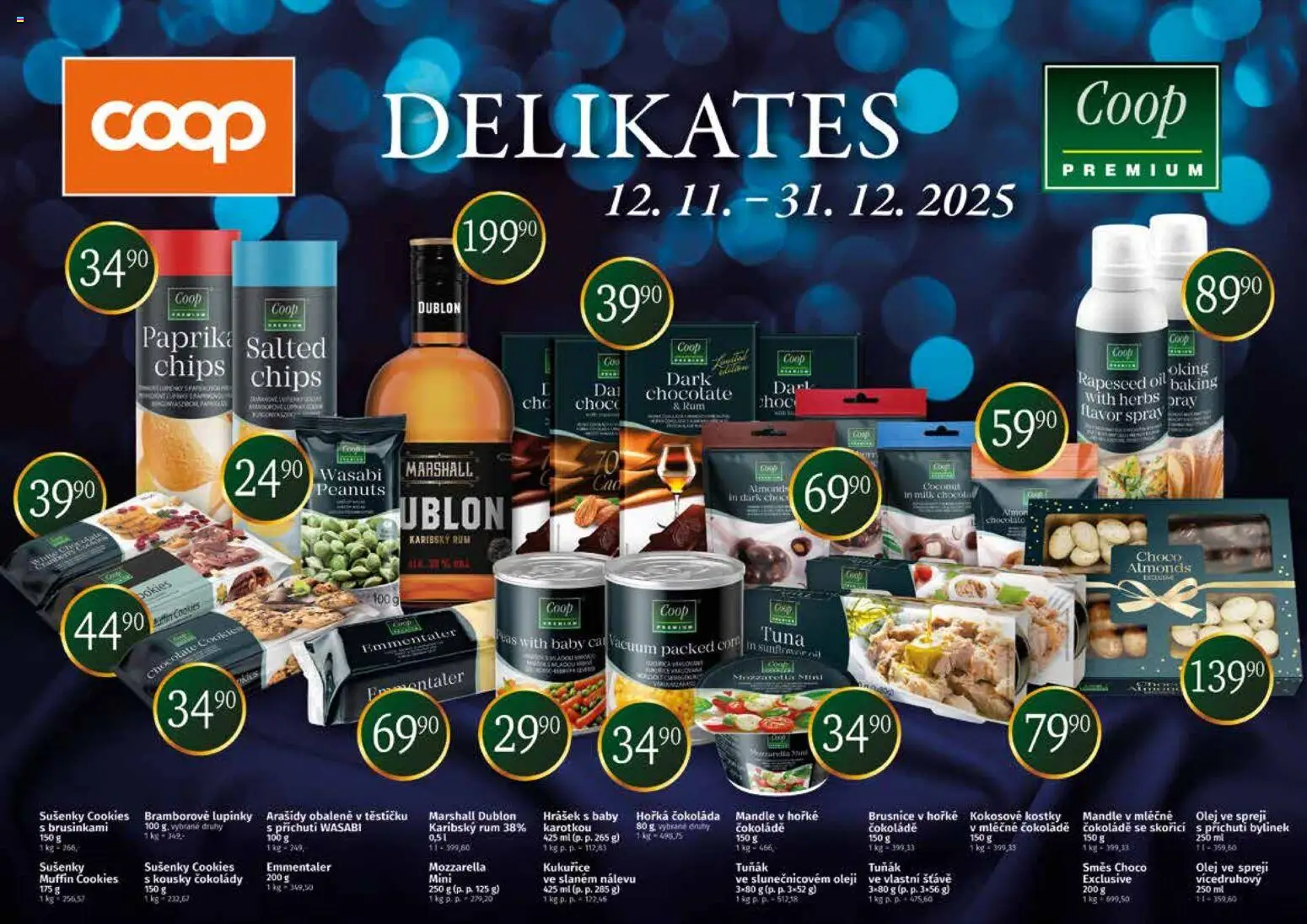 Náhled nabídky: Coop Leták - Delikates Vánoce platný od 12.11.2025
