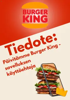 Kaupan Burger King Tarjoukset esikatselu, voimassa 13/10/2025