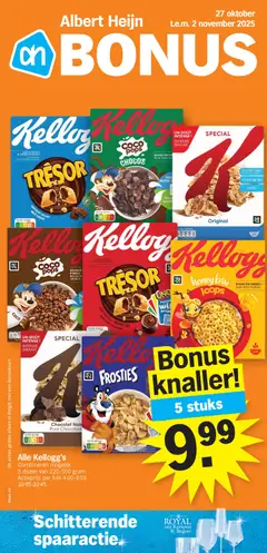 Prévisualisation de Folder week / de la semaine 44 du magasin Albert Heijn formulaire valide 27/10/2025