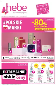 Pogląd gazetki "Gazetka" ze sklepu Hebe ważnej od 22.08.2025