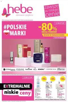 Pogląd gazetki "Gazetka" ze sklepu Hebe ważnej od 22.08.2025
